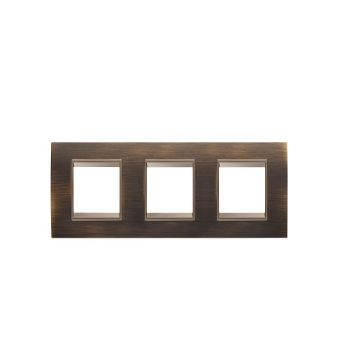 Rama decorativa Gewiss Chorus Lux International 6 module Antique Brass GW16226XQ
