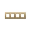 Rama decorativa Gewiss Chorus Lux International 8 module Gold GW16228XG
