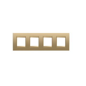 Rama decorativa Gewiss Chorus Lux International 8 module Gold GW16228XG