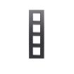 Rama decorativa Gewiss Chorus Lux International 8 module Ardezie Monochrom GW16229YA