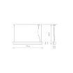 Lustra LED Nowodvorski Soft White 22W 7537 aluminiu alb