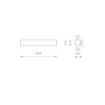 Aplica LED Nowodvorski Soft White 7541 aluminiu alb
