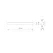 Aplica LED Nowodvorski Soft Graphite 7534 aluminiu graphite