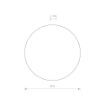 Aplica LED Nowodvorski RIng M Black 7635 otel negru