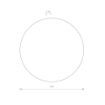Aplica LED Nowodvorski RIng L Black 7636 otel negru