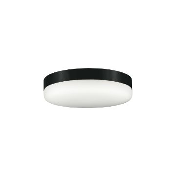 Plafoniera baie Nowodvorski Kasai Black-White 7952 sticla alba