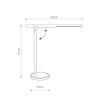 Veioza LED Nowodvorski Smart Black 400lm 8W 8358 aluminiu negru