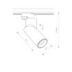 Spot sina Nowodvorski India Profile Track System Black 7657 aluminiu negru