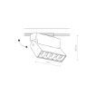 Spot LED sina Nowodvorski Profile Focus Track System White 7618 aluminiu alb