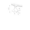 Spot sina Nowodvorski Profile Eye Track System White 9321 otel alb