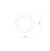 Spot LED Nowodvorski CL KOS White 10W 4000k 8778 plastic alb