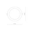 Spot LED Nowodvorski CL KOS White 16W 4000k 8776 plastic alb
