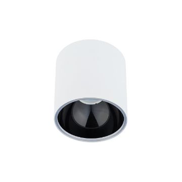 Spot Nowodvorski Halo White-Black 8195 otel alb-negru