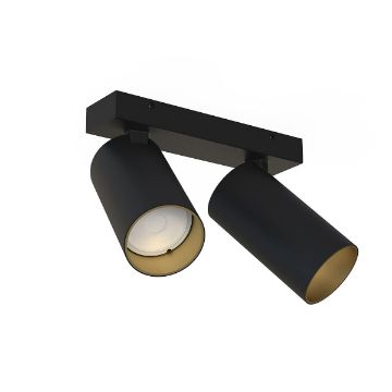 Plafoniera Nowodvorski Mono II Black-Gold 7766 otel negru-auriu