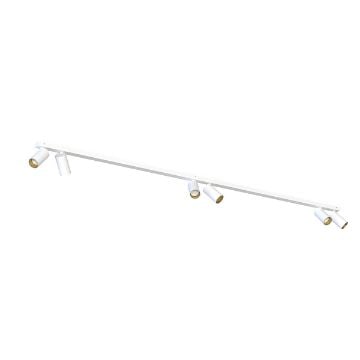 Plafoniera Nowodvorski Mono VI White-Gold 7777 otel alb-auriu