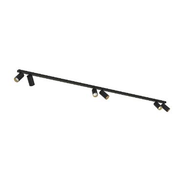 Plafoniera Nowodvorski Mono VI Black-Gold 7770 otel negru-auriu