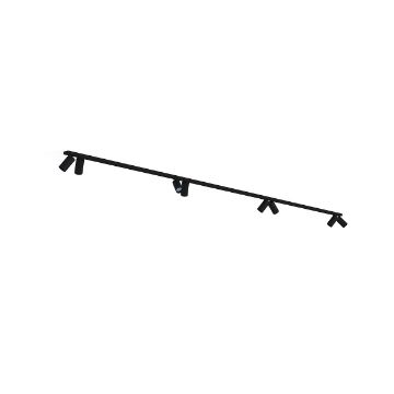 Plafoniera Nowodvorski Mono VIII Black 2x200cm 7722 otel negru