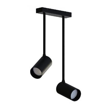 Plafoniera Nowodvorski Mono Long II Black 7730 otel negru