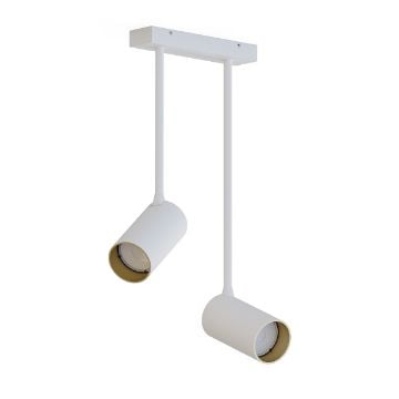 Plafoniera Nowodvorski Mono Long II White-Gold 7672 otel alb-auriu