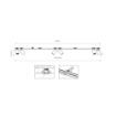 Plafoniera spot Nowodvorski Mono Surface VI Black 7837 otel negru