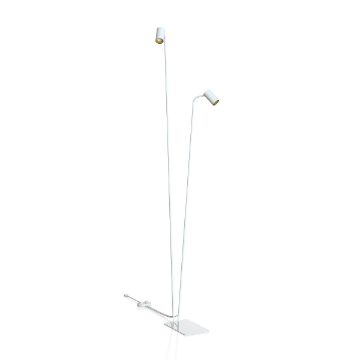 Lampadar Nowodvorski Mono II White-Gold 7715 otel alb-auriu