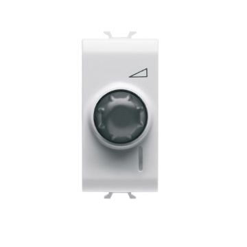 Variator LED rotativ cap scara Gewiss Chorus Monochrome 1 modul 100-500W alb GW10567