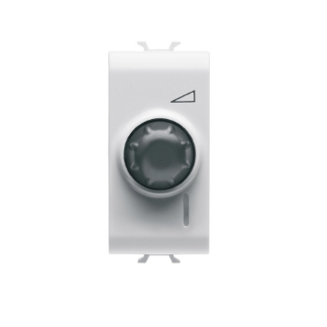 Variator LED rotativ cap scara Gewiss Chorus Monochrome 1 modul 100-500W alb GW10567