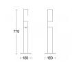 Stalp LED exterior Steinel GL 65 Anthracite 3000k 69469