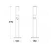 Stalp LED exterior Steinel GL 65 S Anthracite 3000k senzor 69476