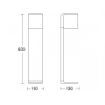Stalp LED exterior Steinel GL 80 BT Anthracite 3000k 79284