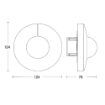 Detector miscare rotund Steinel IS 345 COM1 alb tavan fals 79697