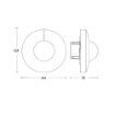 Detector miscare rotund Steinel IS 345 DALI-2 APC alb tavan fals 80655