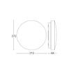 Plafoniera LED Steinel RS PRO P1 White 3000k 69704 plastic alb