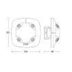 Detector prezenta ultrasunete Steinel US 360 COM1 alb tavan fals 79611