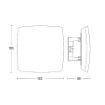 Detector prezenta Steinel True Presence COM1 alb tavan fals 79444