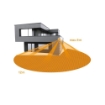Reflector LED exterior Steinel XLED PRO 240 S Anthracite 68066 plastic antracit