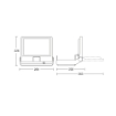 Reflector LED exterior Steinel XLED PRO One Max Anthracite 69520 aluminiu antracit