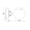 Senzor optic Steinel HPD3 IP White incastrat 67304