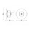 Detector prezenta Steinel IR Micro Office DALI-2 APC alb tavan fals 67144
