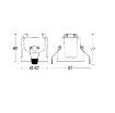 Detector prezenta ultrasunete Steinel DualTech COM1 alb tavan fals 79574