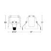 Detector prezenta Steinel IR Quattro HD-2 COM1 alb tavan fals 79406