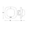 Detector prezenta Steinel IR Quattro DALI-2 APC alb tavan fals 79352