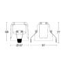 Detector prezenta Steinel IR Quattro HD COM1 alb tavan fals 79369