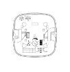 Detector prezenta Steinel IR Quattro HD COM1 alb tavan fals 79369