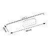 Aplica LED Rabalux Gaten Black 8W 420lm 78001 metal negru
