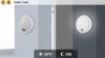 Aplica LED exterior Rabalux Hitura White 15W 1500lm senzor 77029 plastic alb