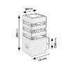 Aplica exterior Rabalux Ankara Anthracite E27 12W senzor 77025 aluminiu antracit
