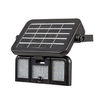 Aplica solara exterior Rabalux Lihull 9.6W senzor 77020 plastic negru