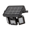 Lampa solara Rabalux Lihull Black 9.6W 500lm 4000k 3.7V 3000mAh senzor miscare 77020