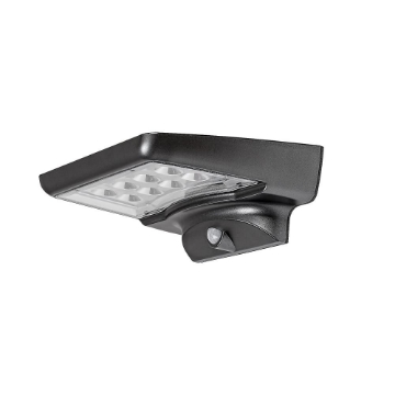 Lampa solara Rabalux Moselle Black 4W 300lm 4000k 3.7V 1500mAh senzor miscare 77014